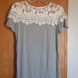 Lace Tunic Top